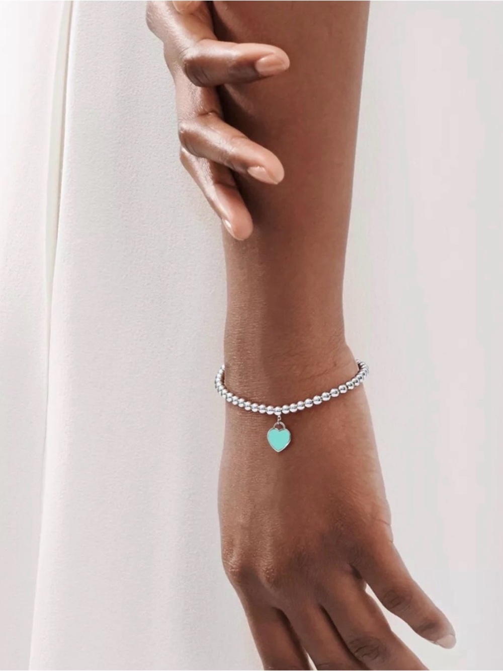 Return to Tiffany® Heart Tag Bracelet in Silver by Tiffany & Co.
length 7” - Picture 2 of 6